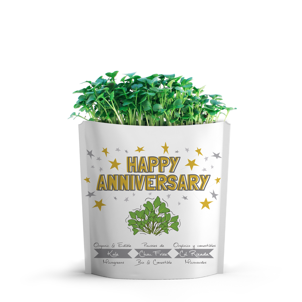 Happy Anniversary Card | Kale Microgreens