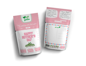 
                  
                    Happy Mother's Day Card | Kale & Arugula Microgreens
                  
                