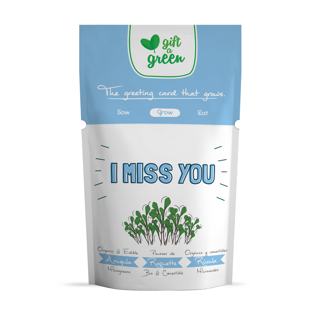 
                  
                    I Miss You Card | Arugula Microgreens
                  
                
