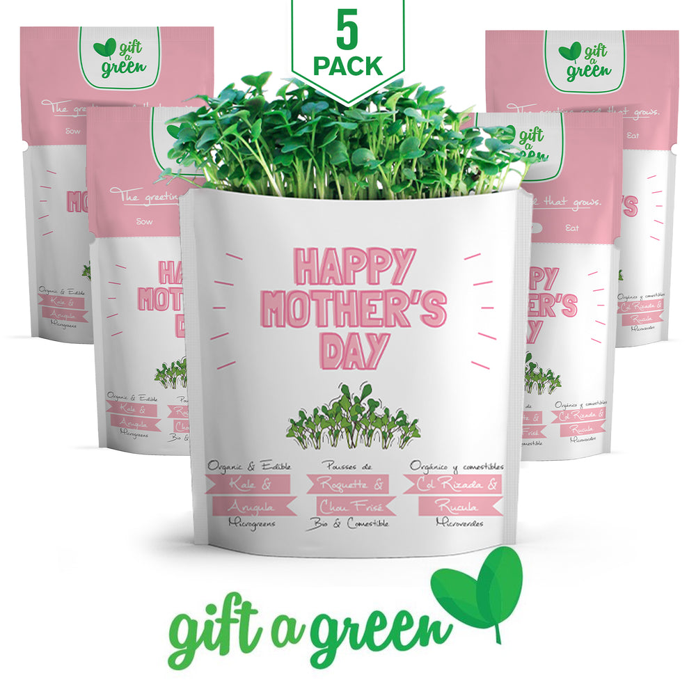 
                  
                    Happy Mother's Day Card | Kale & Arugula Microgreens
                  
                